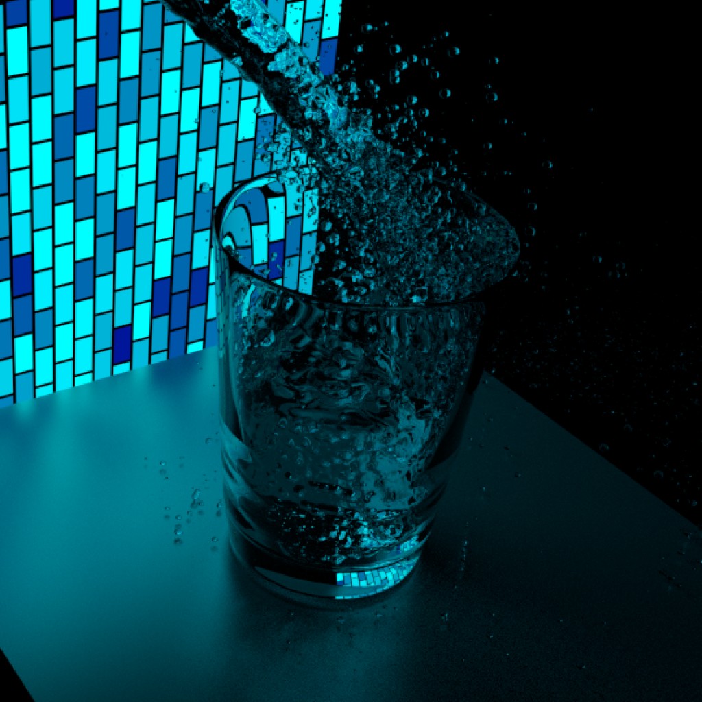 Fluid and optics simulation in blender preview image 2